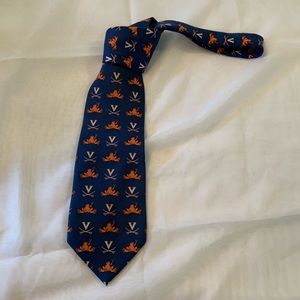 UVA Peace Frogs Tie